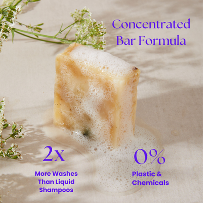 Anti Dandruff Shampoo Bar - Rosemary & Turmeric | 80g