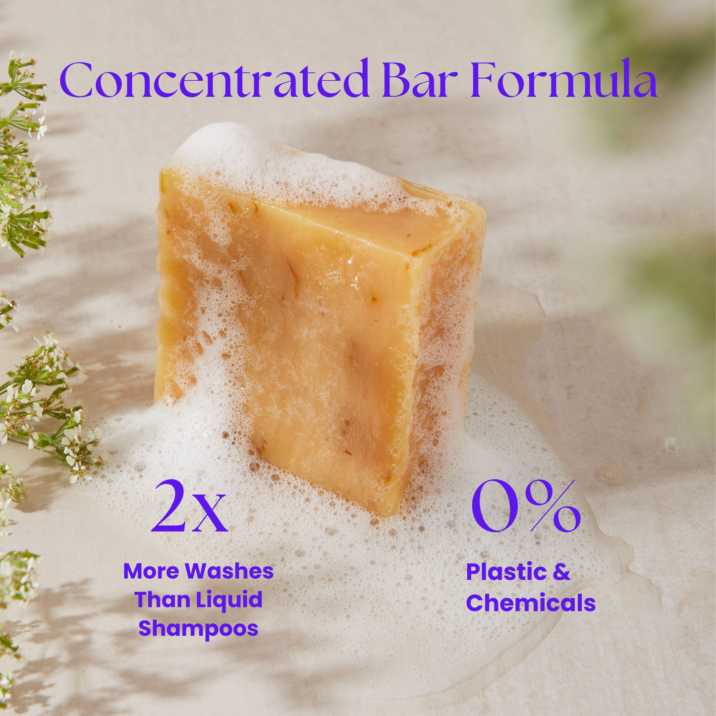 Thickening Shampoo Bar - Castor Oil | 80g