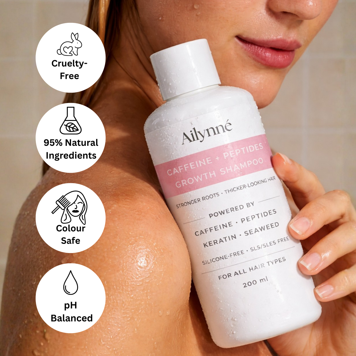 Caffeine + Peptides Growth Shampoo