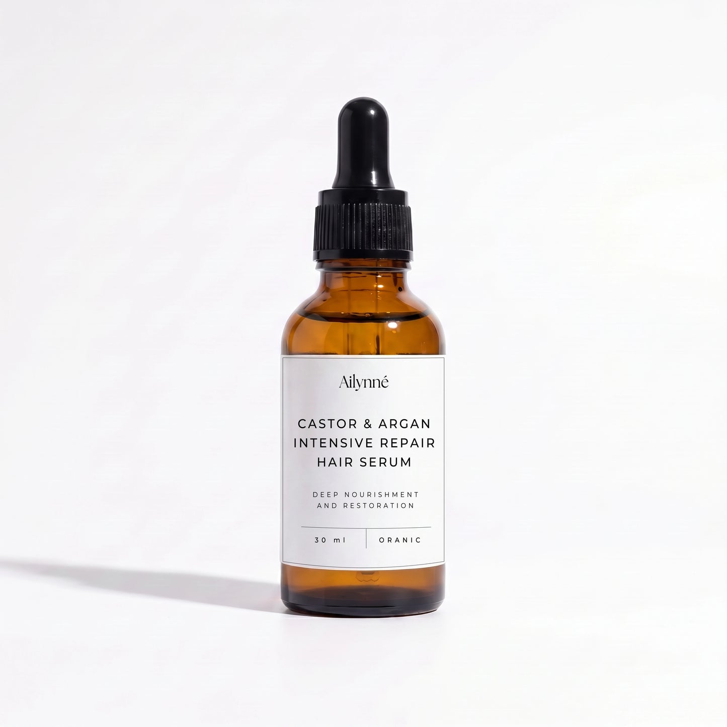 Organic Castor & Argan Intensive Repair Hair Serum | 30ml