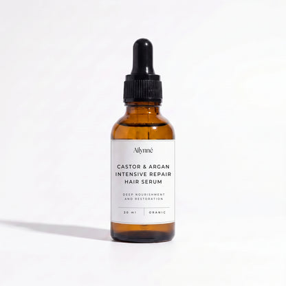 Organic Castor & Argan Intensive Repair Hair Serum | 30ml