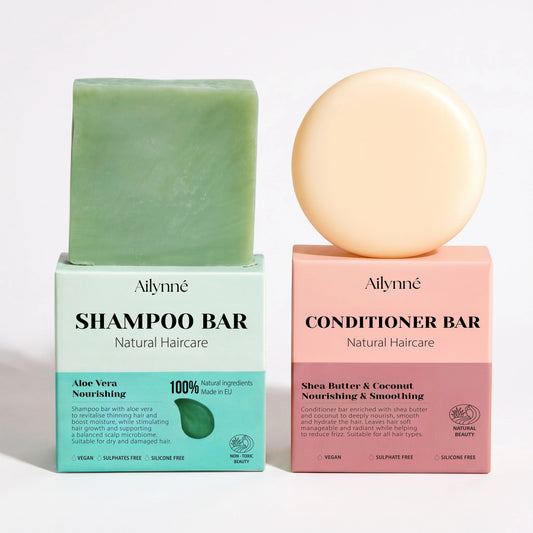 Aloe Vera Nourishing Shampoo & Conditioner Bar Combo
