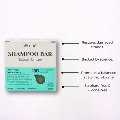 Nourishing Shampoo Bar - Aloe Vera | 80g