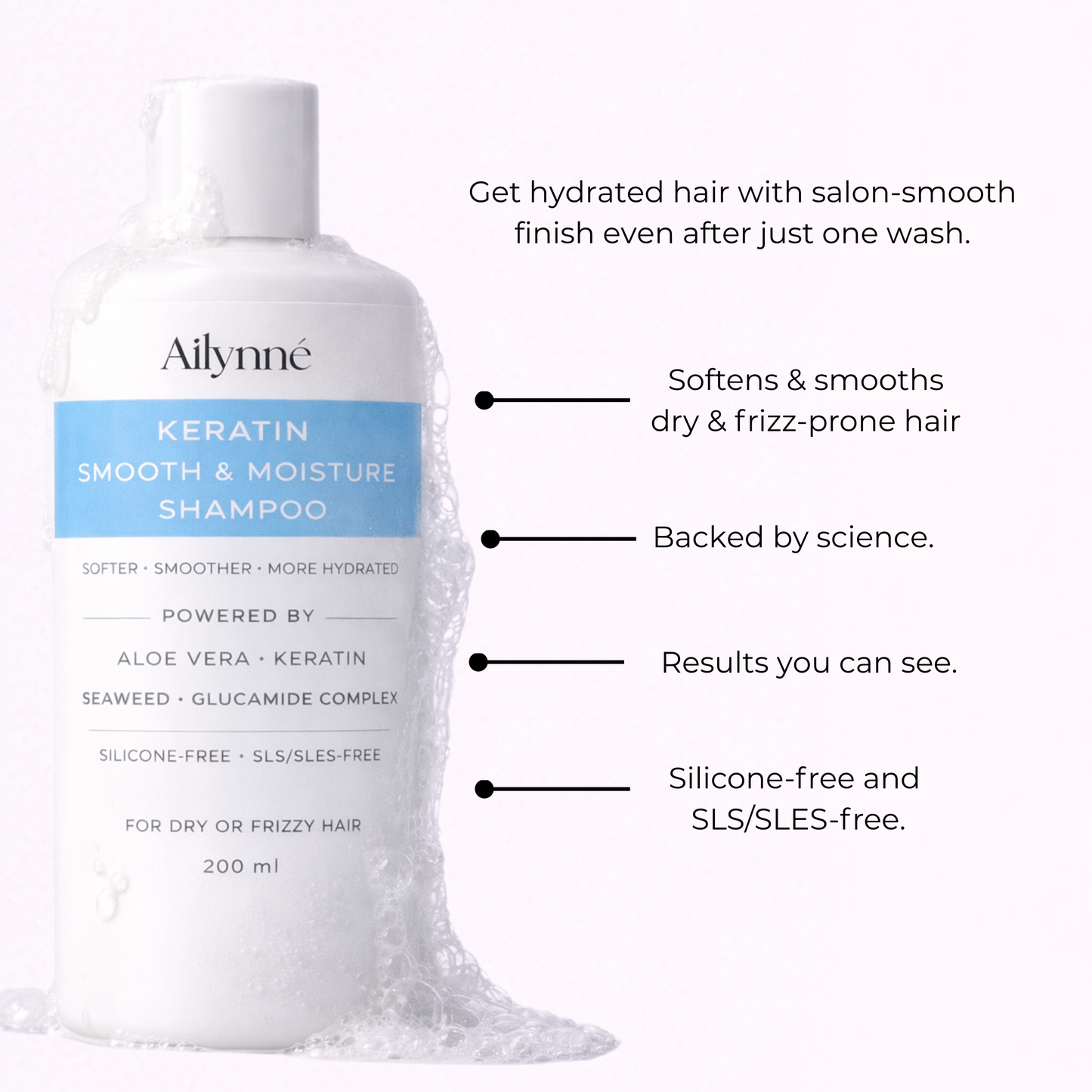 Keratin Smooth & Moisture Shampoo