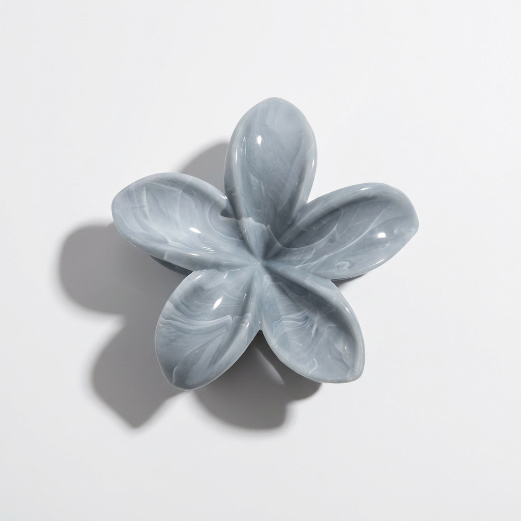 Bloom Hair Clip | Stone Blue