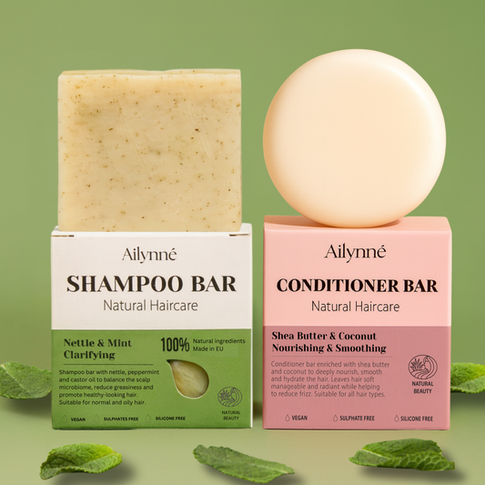 Nettle & Mint Clarifying Shampoo & Conditioner Bar Combo