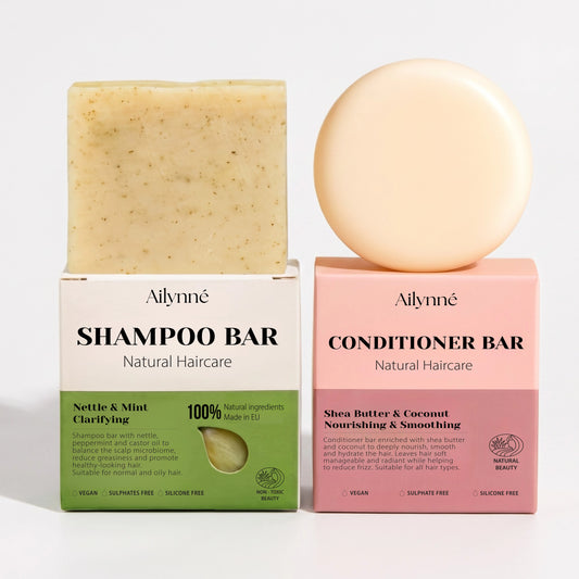 Nettle & Mint Clarifying Shampoo & Conditioner Bar Combo