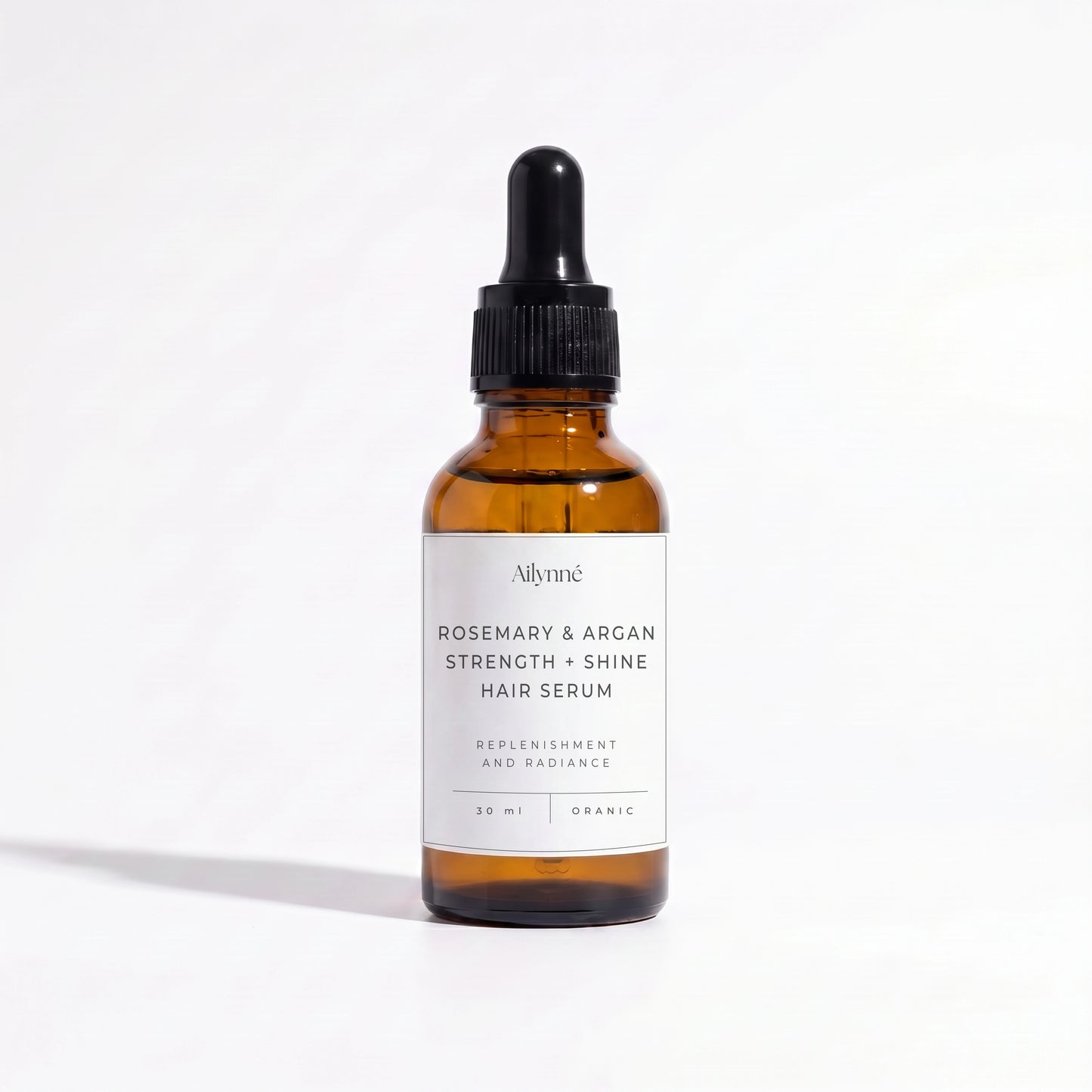Organic Rosemary & Argan Strength + Shine Hair Serum | 30ml