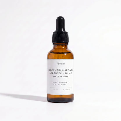 Organic Rosemary & Argan Strength + Shine Hair Serum | 30ml
