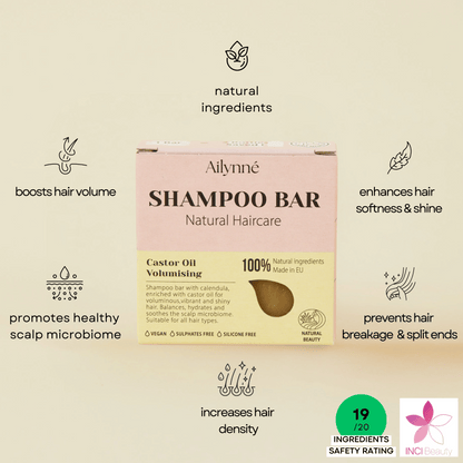Thickening Shampoo Bar - Castor Oil | 80g